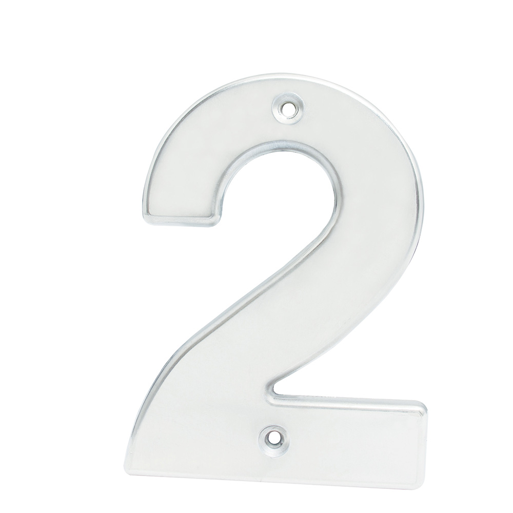 Número 2 bold 4″ níquel satinado Lock