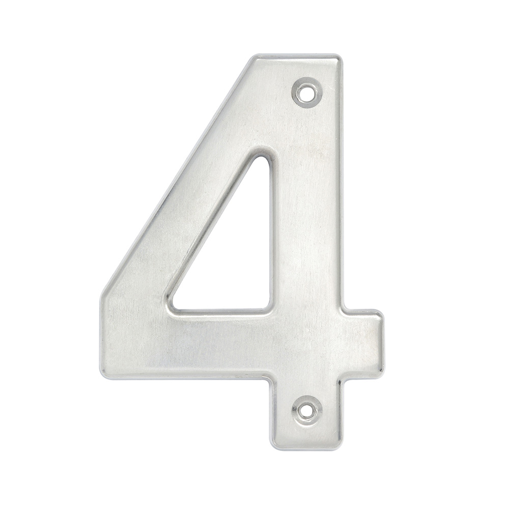 Número 4 bold 4″ níquel satinado Lock L604C