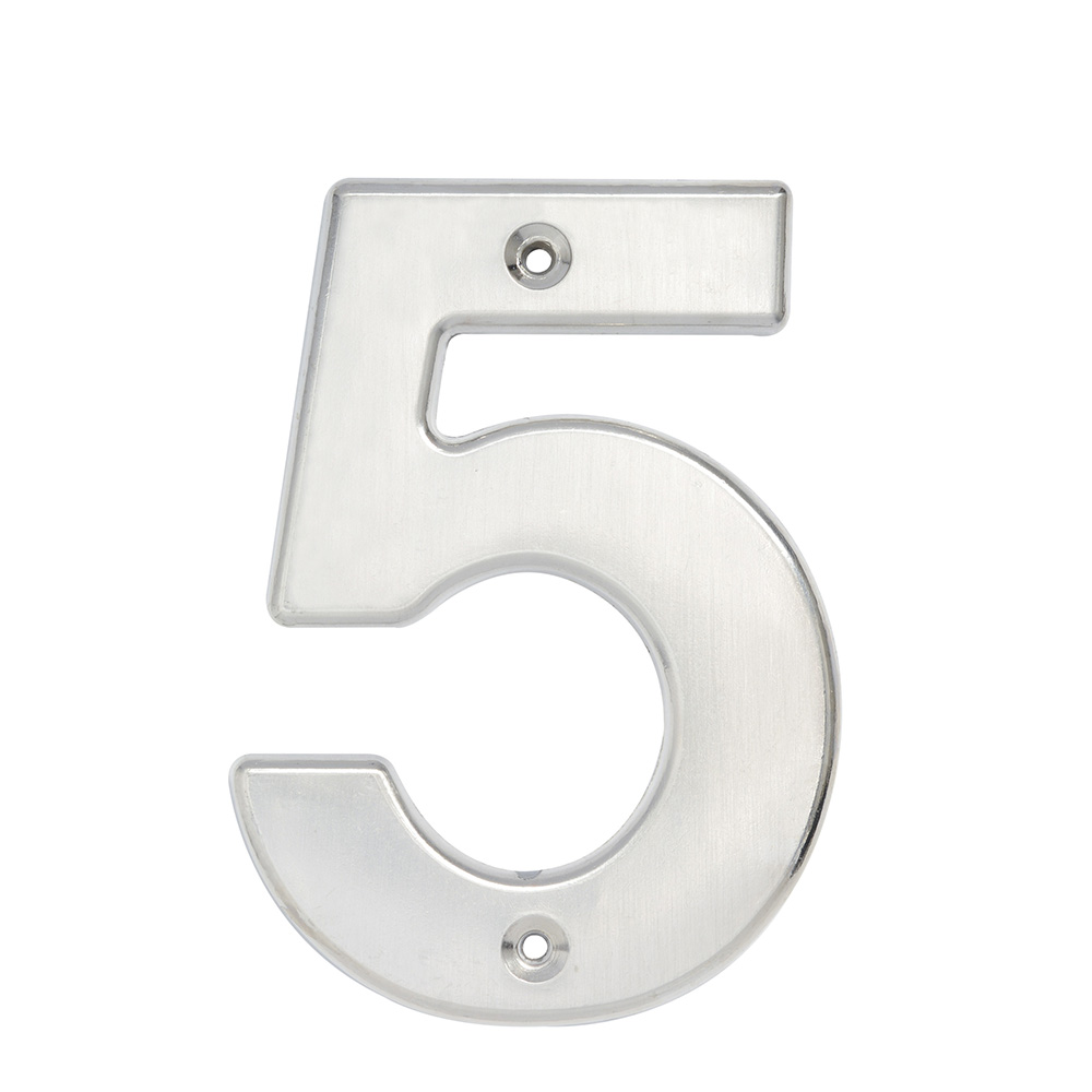 Número 5 bold 4″ níquel satinado Lock L605C