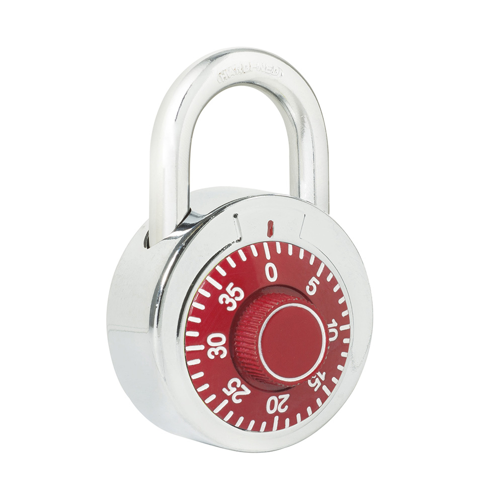 Imagen para Candado de combinación disco 50mm rojo de Grupo Urrea Imagen para Candado de combinación disco 50mm rojo de Grupo Urrea