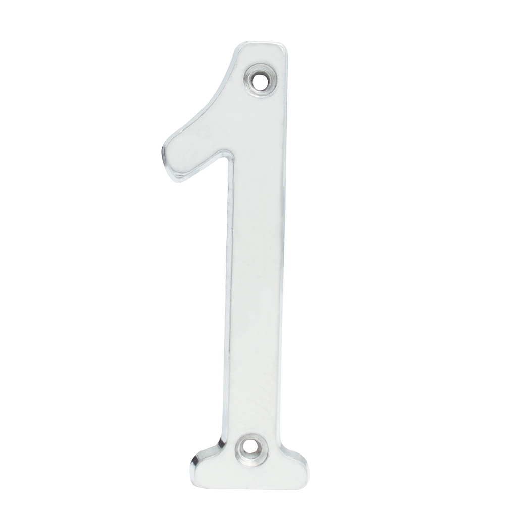 Imagen para Numero 1 slim 4" cromo satinado de Grupo Urrea Imagen para Numero 1 slim 4" cromo satinado de Grupo Urrea