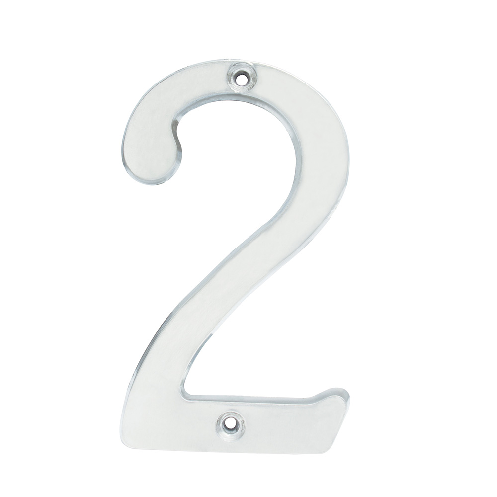 Imagen para Numero 2 slim 4" cromo satinado de Grupo Urrea Imagen para Numero 2 slim 4" cromo satinado de Grupo Urrea