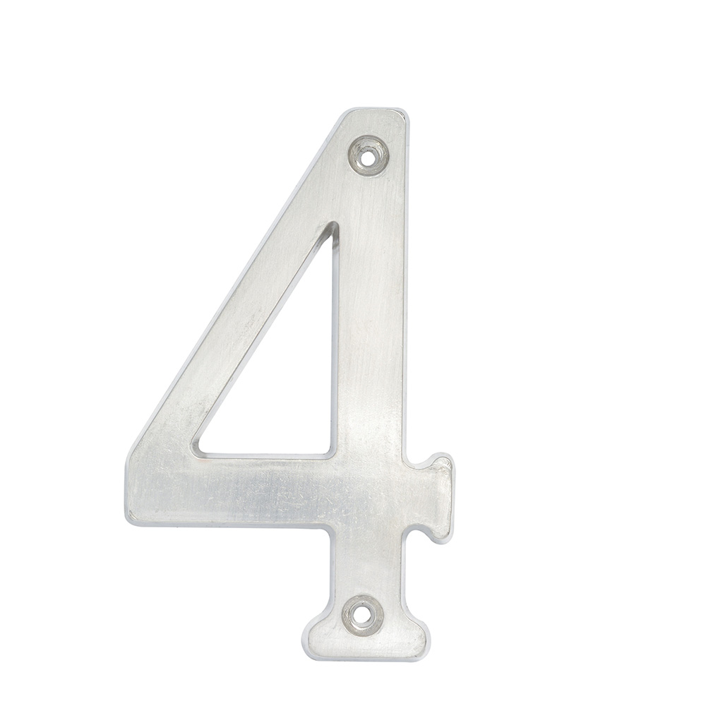 Imagen para Numero 4 slim 4" cromo satinado de Grupo Urrea Imagen para Numero 4 slim 4" cromo satinado de Grupo Urrea