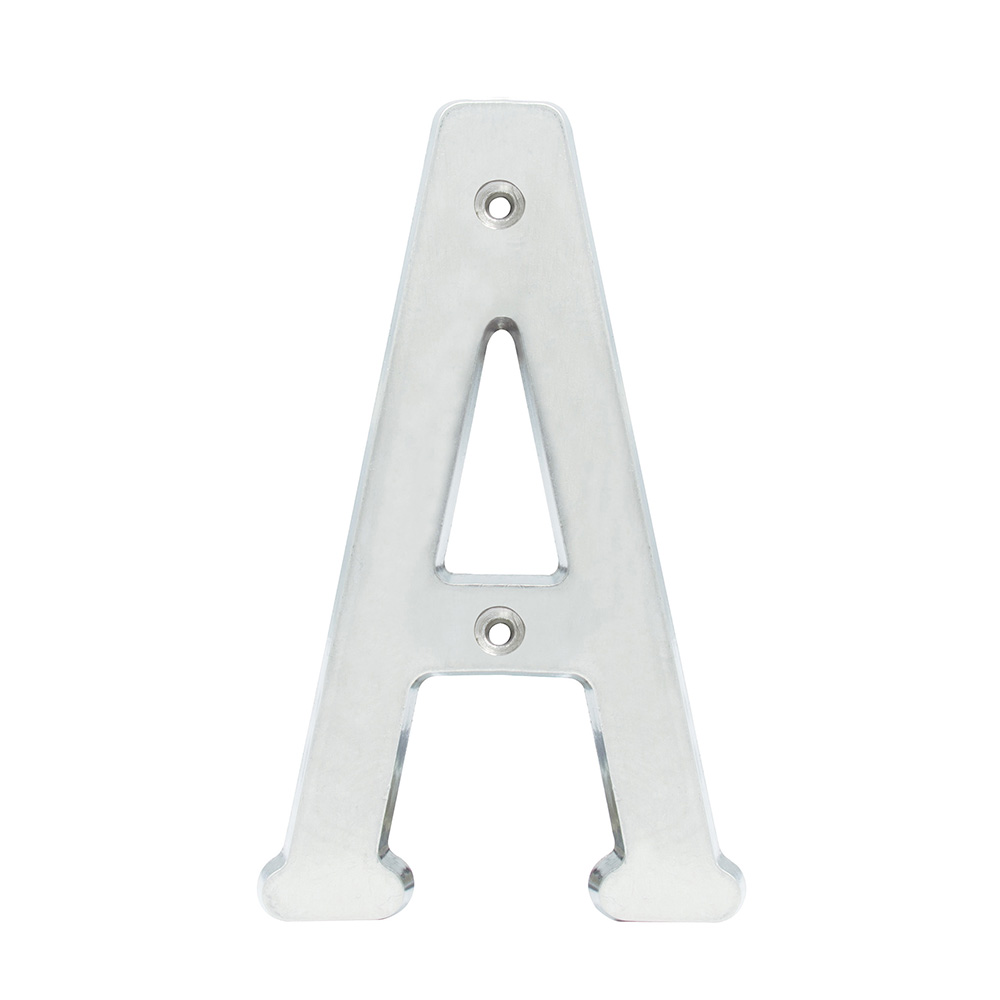 Imagen para Letra A slim 4" cromo satinado de Grupo Urrea Imagen para Letra A slim 4" cromo satinado de Grupo Urrea