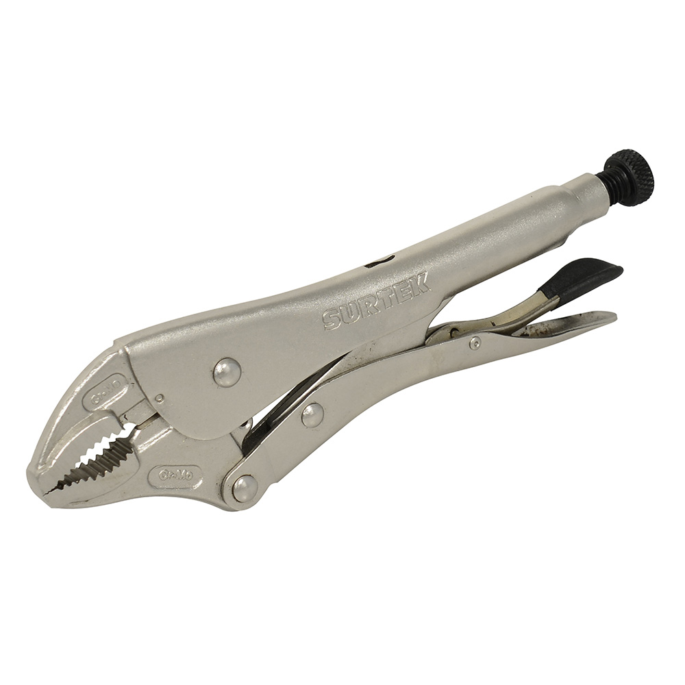 115054 Curved jaw locking pliers 4" Surtek