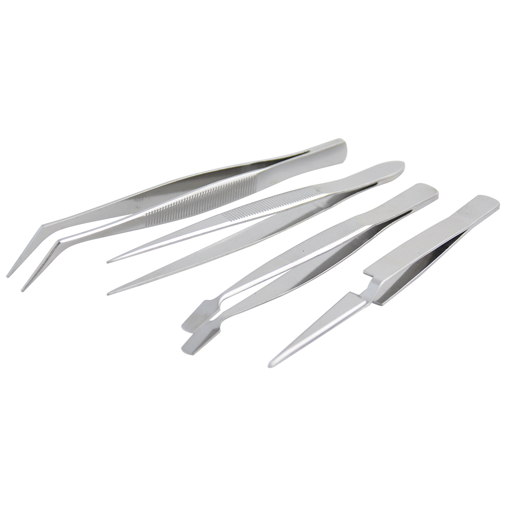 115200 Precision tweezer set, 4 pieces Surtek 