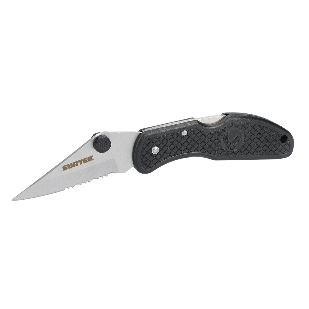 120550 Folding knife with plastic body, 1 blade Surtek