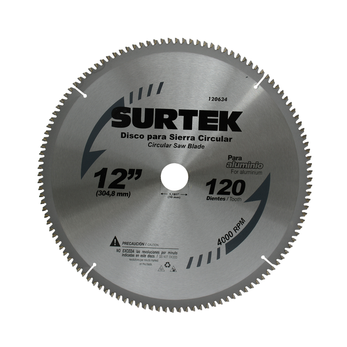 120620 Circular saw blade 10", 30 teeth Surtek