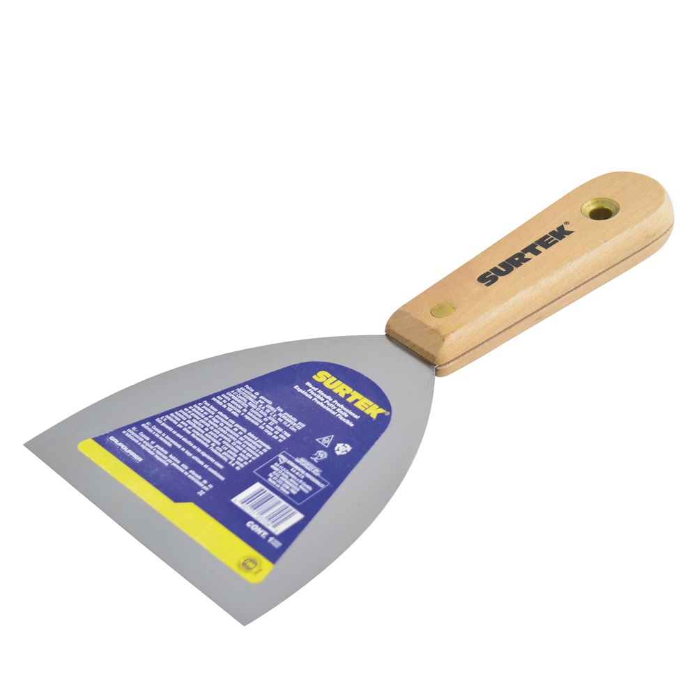 123101 Flexible spatula wooden handle 1" Surtek