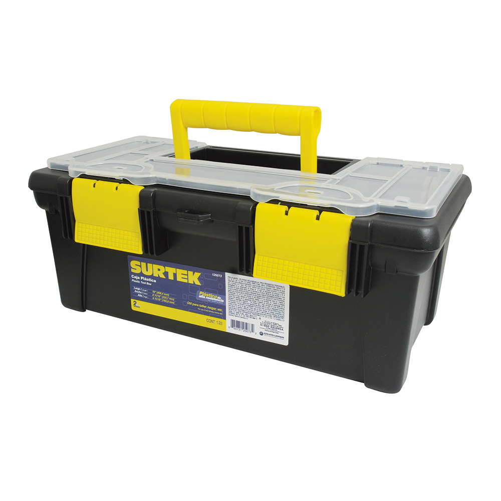 Imagen para Caja portaherramientas plástica 16-3/16" de Grupo Urrea Imagen para Caja portaherramientas plástica 16-3/16" de Grupo Urrea