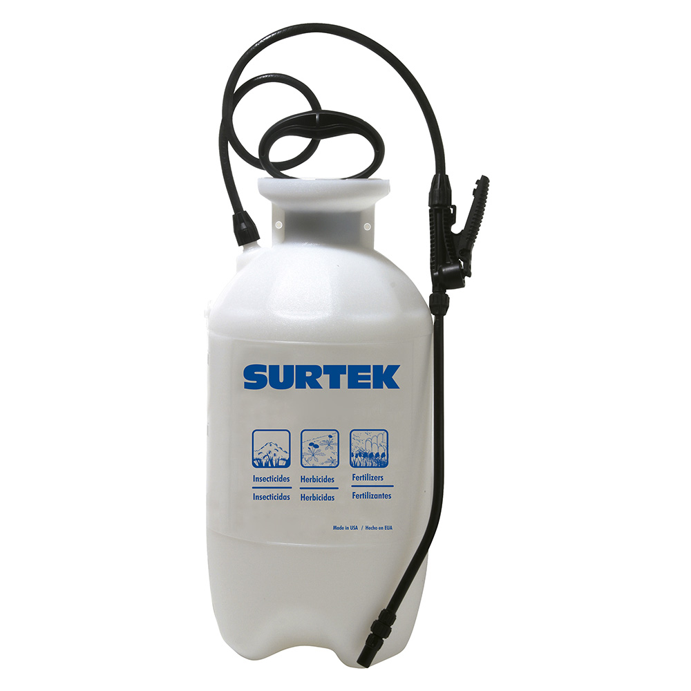 130406 Professional sprayer with plastic accessories 2gal Surtek