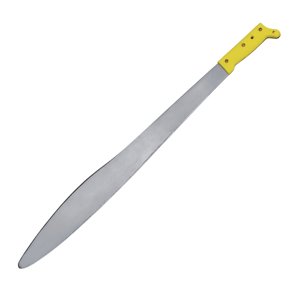 130501 Yellow handle Acapulco-style machete 24" Surtek