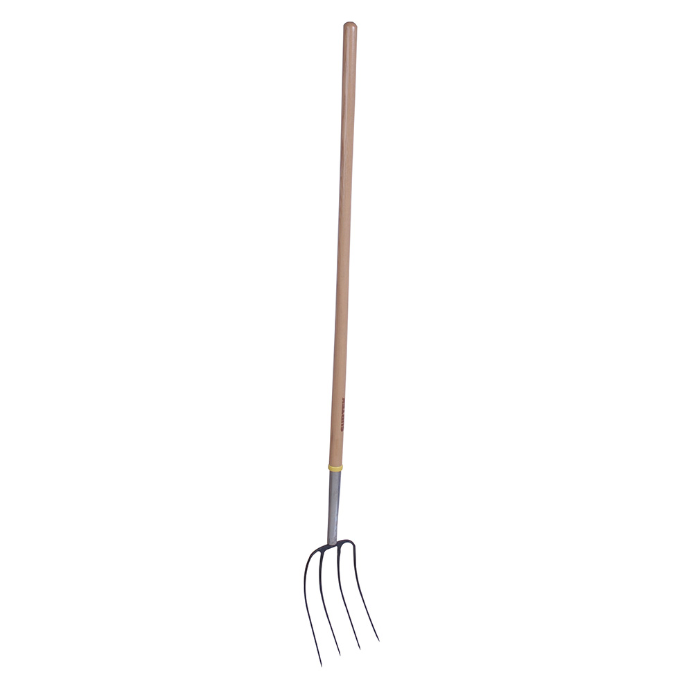 130672 Forged pitchfork with long handle and 4 teeth Surtek