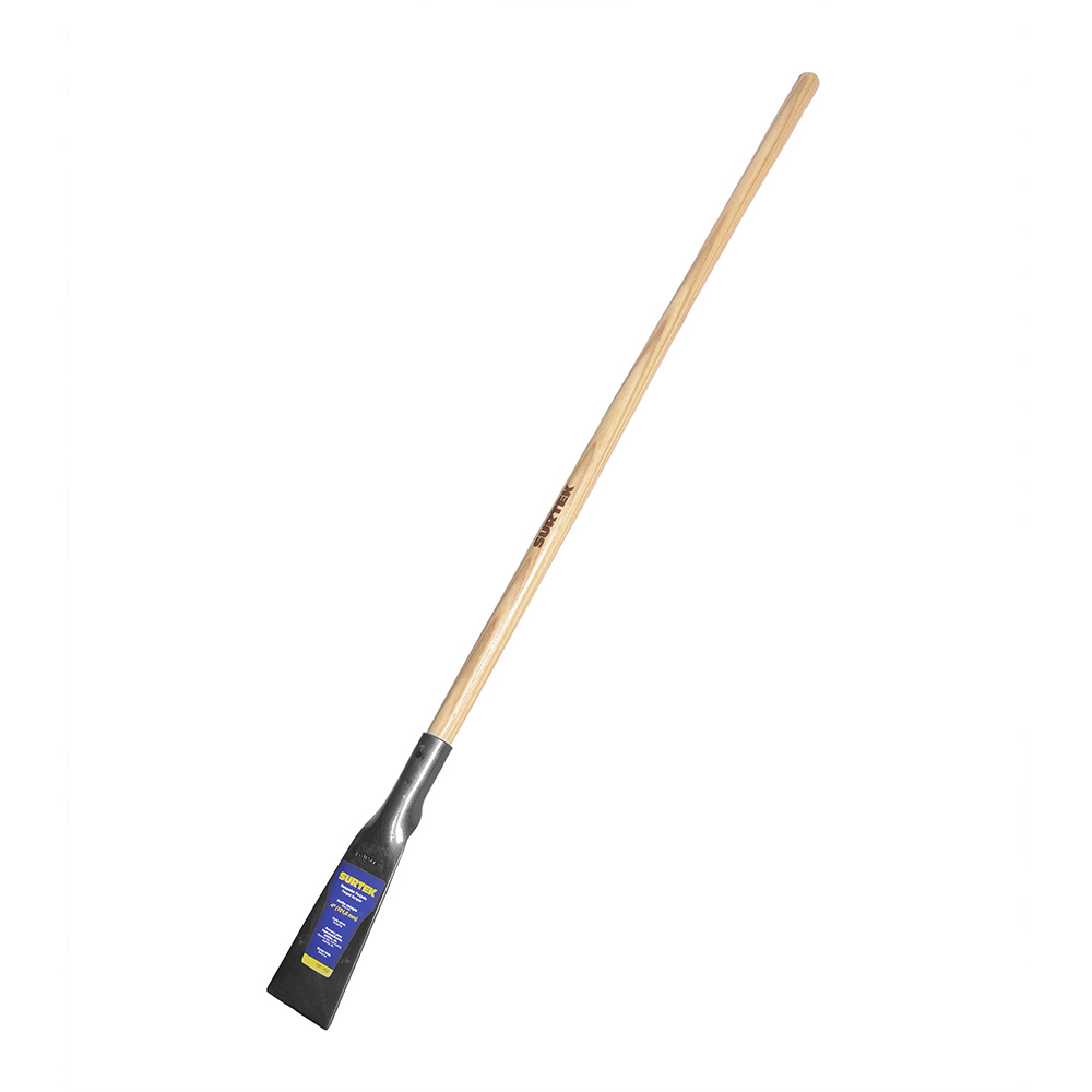 130701 Scraper With Wood Long Handle 4"