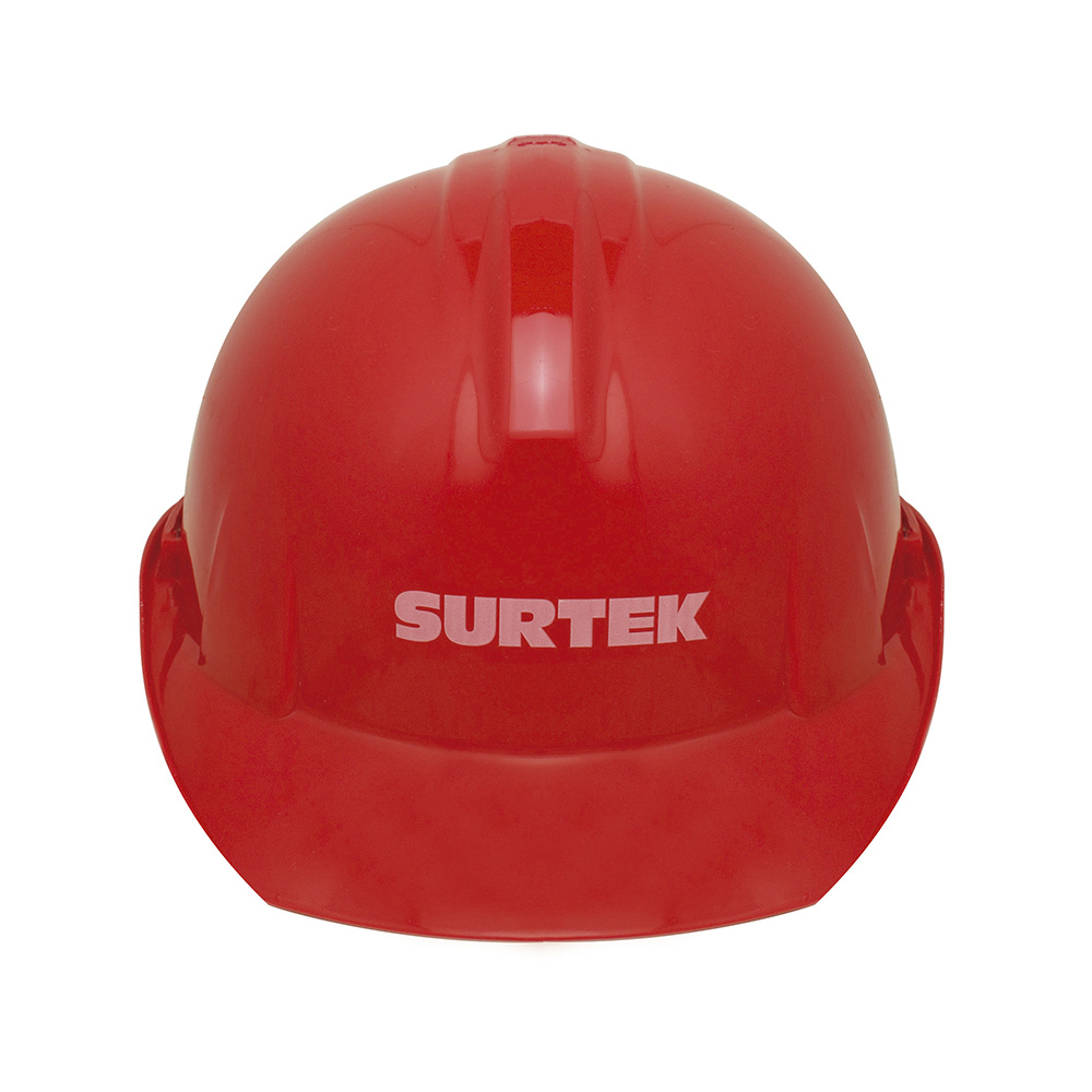 Imagen para Casco de seguridad con ajuste de intervalos color rojo de Grupo Urrea Imagen para Casco de seguridad con ajuste de intervalos color rojo de Grupo Urrea