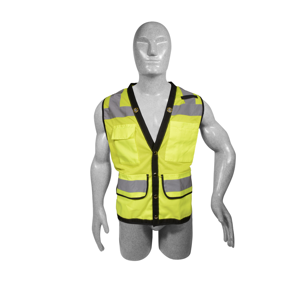 Imagen para Chaleco de seguridad tipo supervisor cerrado de alta visibilidad amarillo unitalla de Grupo Urrea