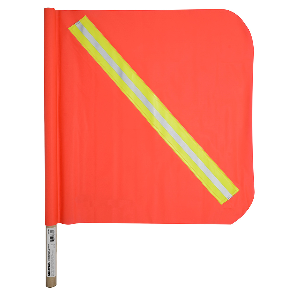 137607 PVC mesh safety Flag Surtek