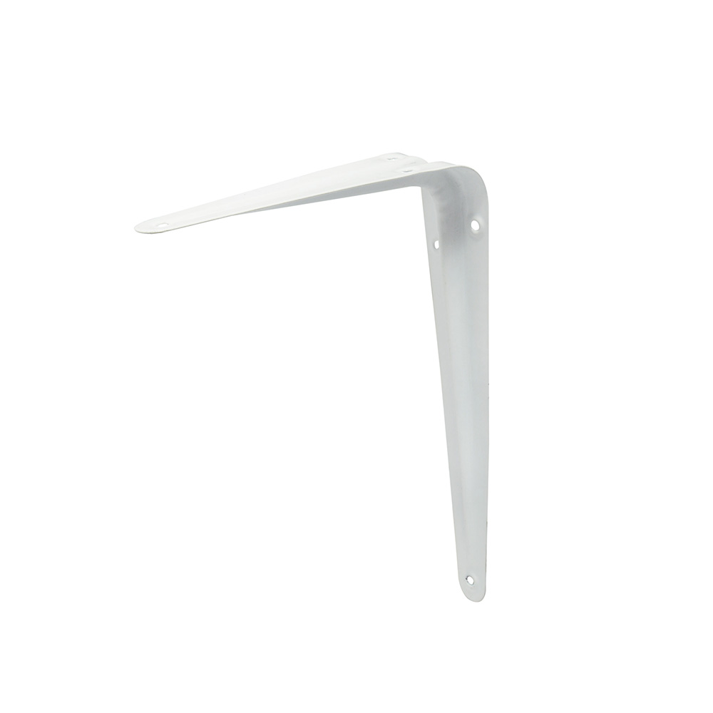 137790 White steel shelf bracket 4x5" Surtek