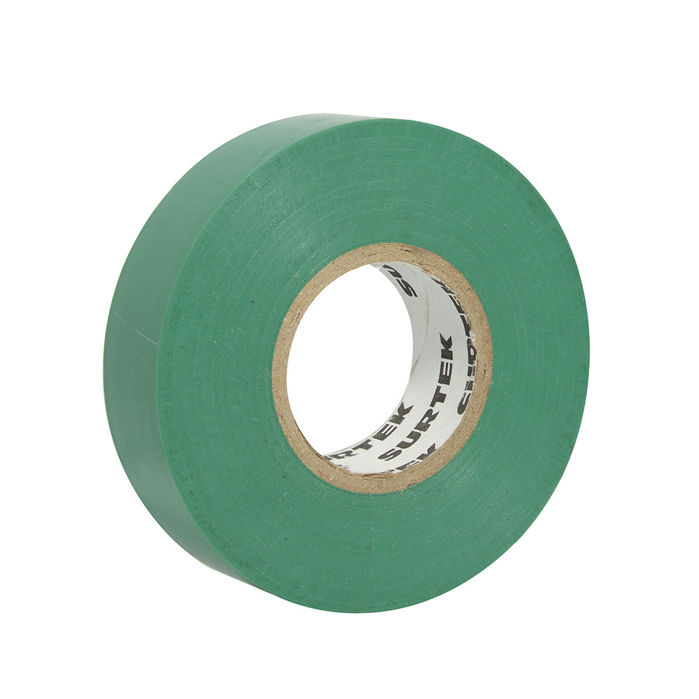 138004 Green insulating tape 18m Surtek