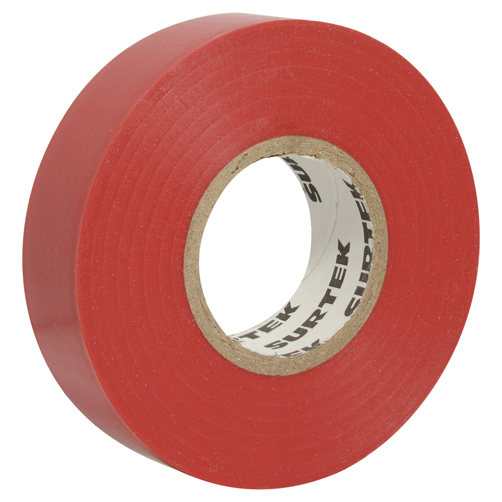 138009 Red insulating tape 9m Surtek