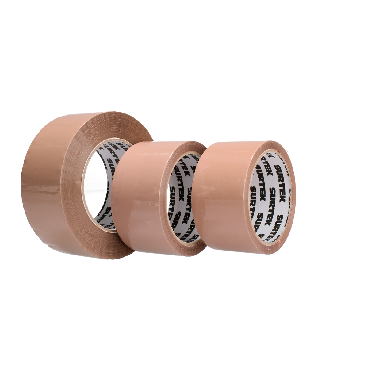 138036 Acrylic tan packing tape 2" x 40m Surtek