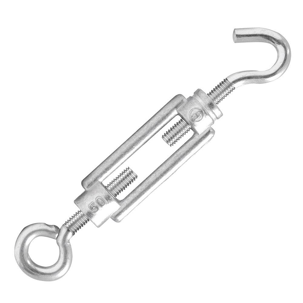 151530 Zinc Turnbuckle Screw Hook to Eye 3/16" Surtek