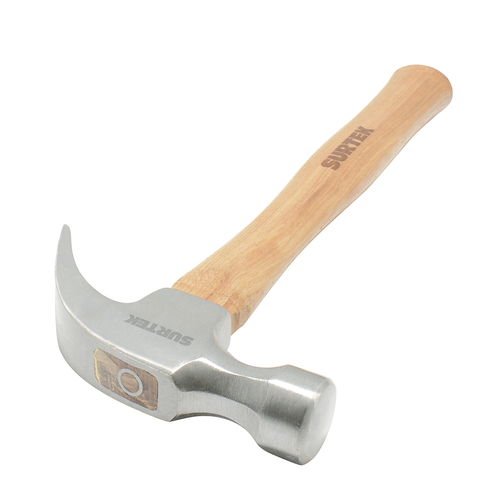 408P Curved claw 8oz polished hammer Surtek