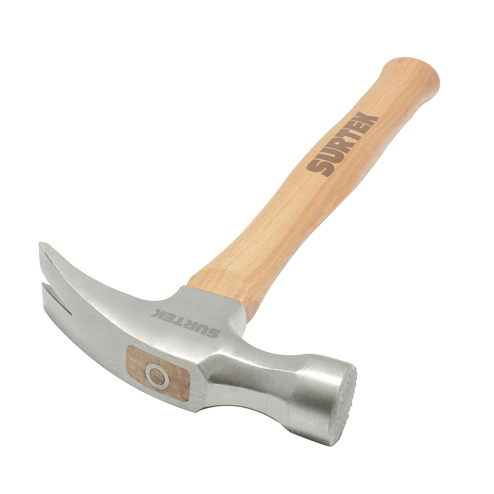 424CF Straight claw 24oz hammer with milled face Surtek