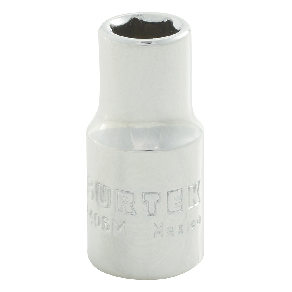 4406M Socket 1/4”, 6 points 6 mm Surtek