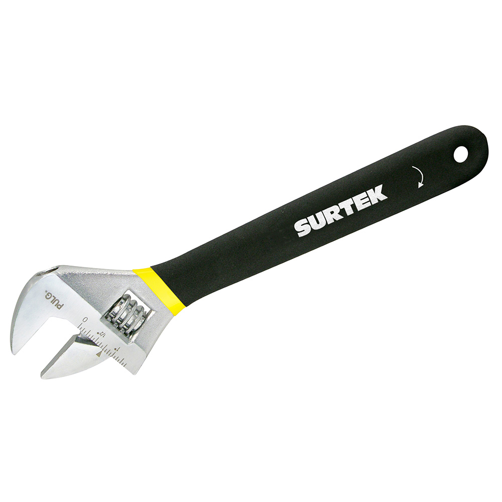 510P Adjustable wrench 10" plastic coating Surtek