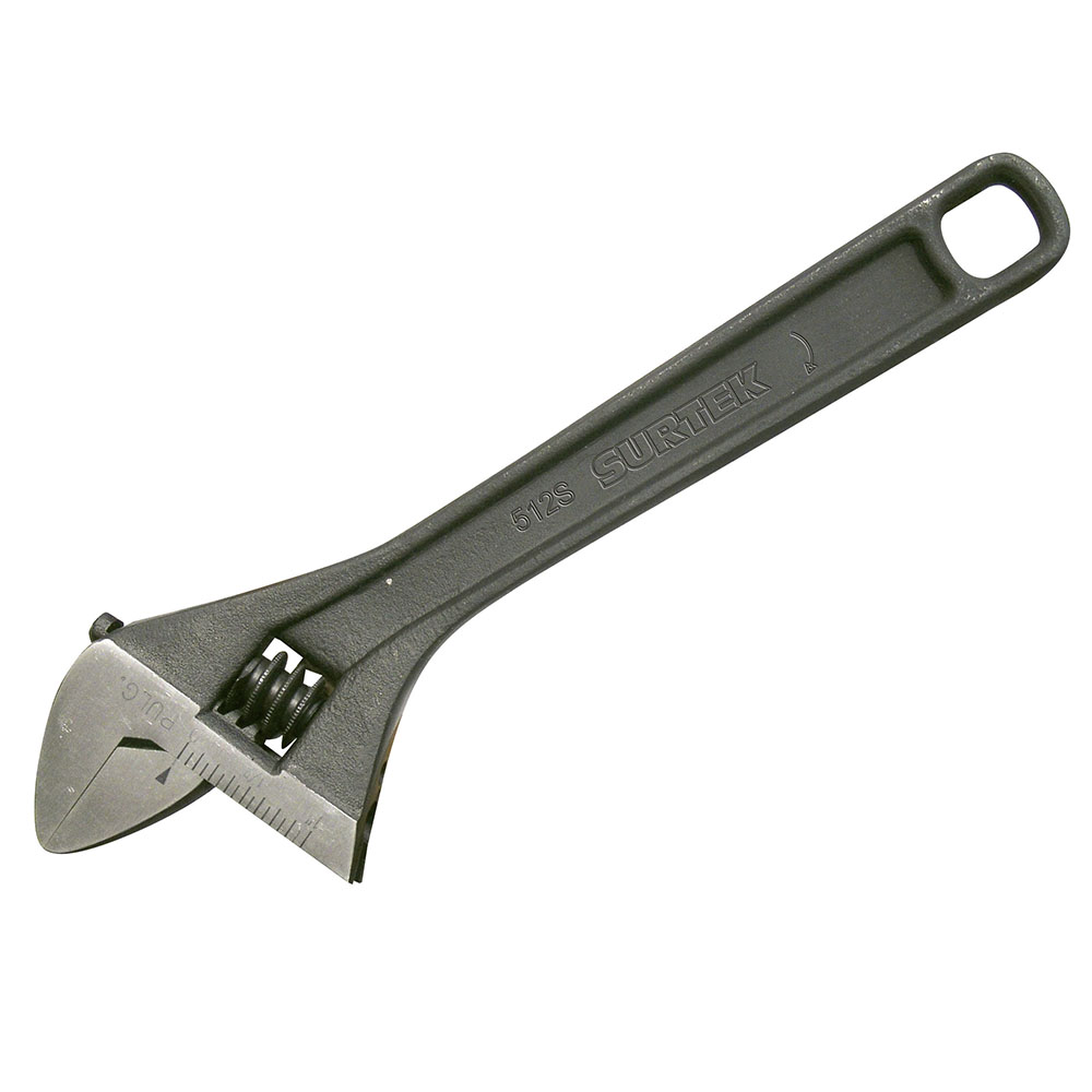 512S Blued Adjustable wrench 12" Surtek