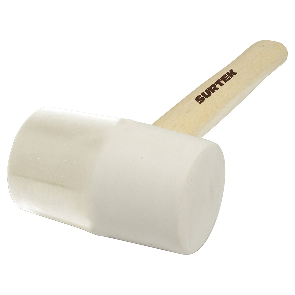 600B White rubber mallet 22oz Surtek