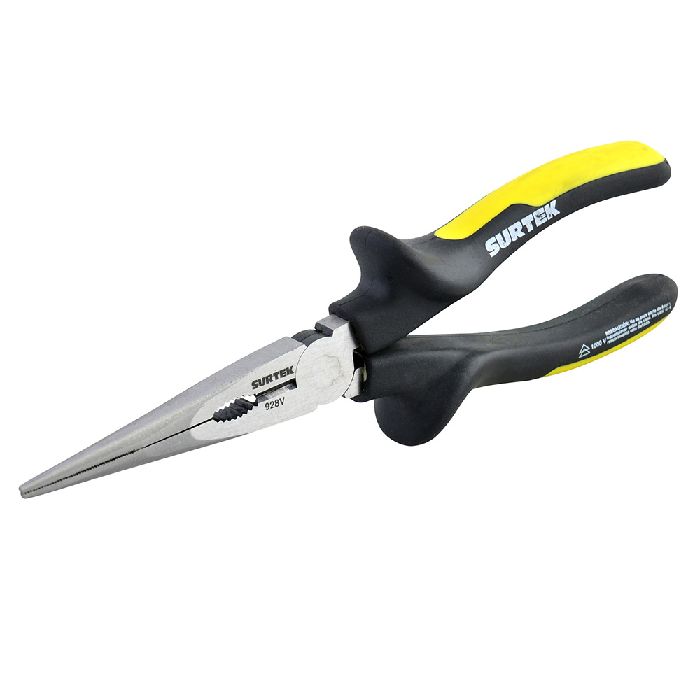 928V Long nose pliers 8" 1000V Surtek