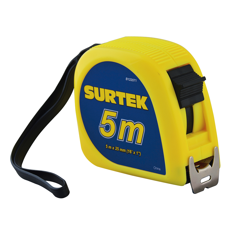 B122071 ABS measuring tape 5.5m x 1 Surtek