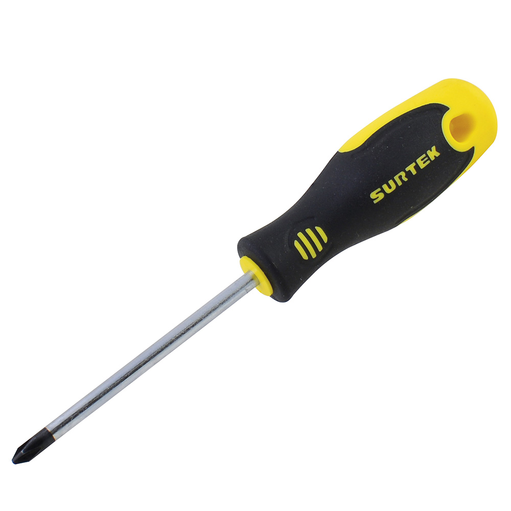 D240 Bi-material screwdriver round shank Phillips® #0 1/8x4" Surtek