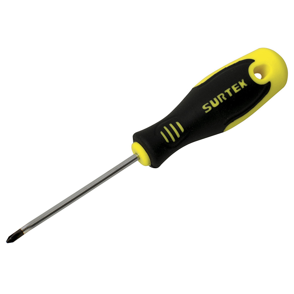 D242 Bi-material mini screwdriver round shank Phillips® #0 1/8x2 1/2 “ Surtek