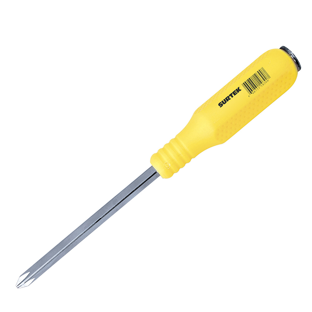 D443G Yellow hitting screwdriver square shank Phillips®# 1 3/16x3" Surtek