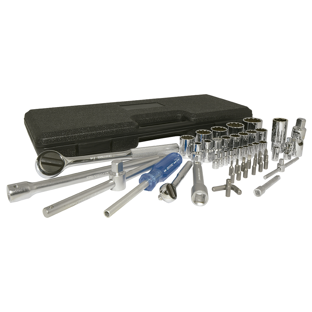 F4458M Professional combined tool kit, metric, 50 pieces Surtek