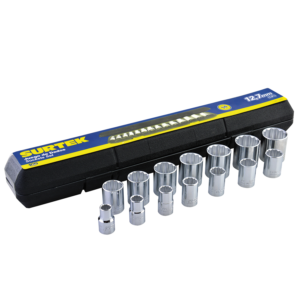 F5800AM 14 metric Socket set 1/2” Surtek