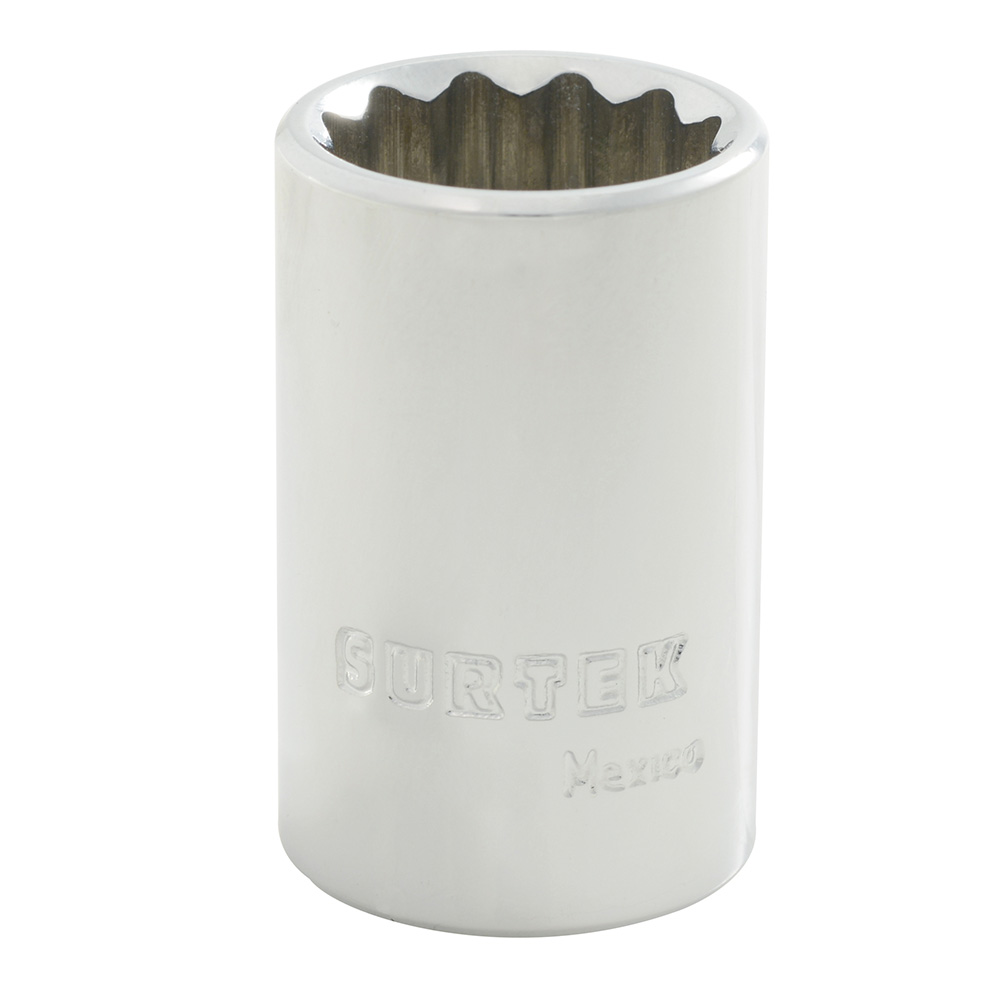 F5815M Socket 1/2”, 12 points 15 mm Surtek