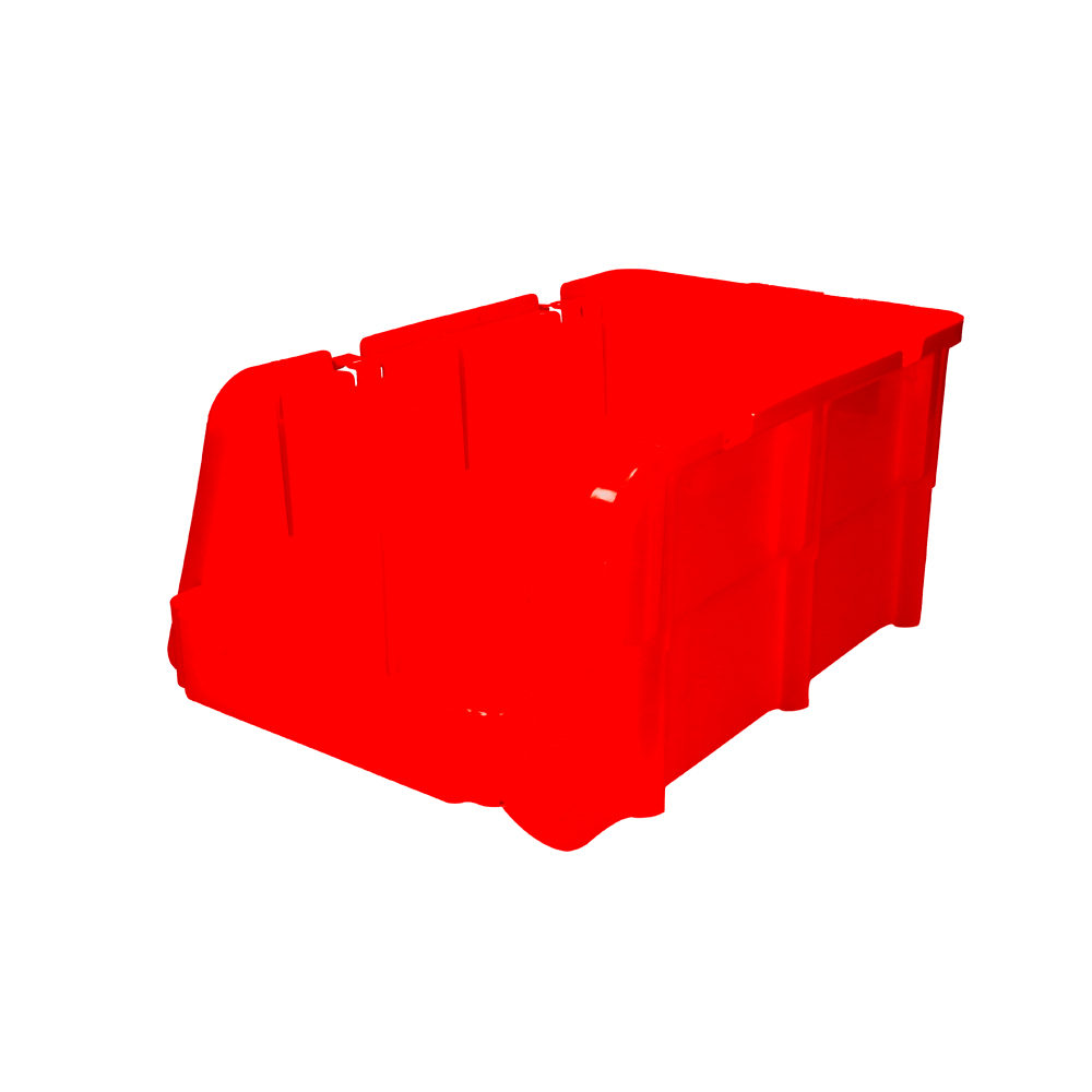 Imagen para Gaveta plástica rojo pico de pato 14" x 8" x 7" de Grupo Urrea