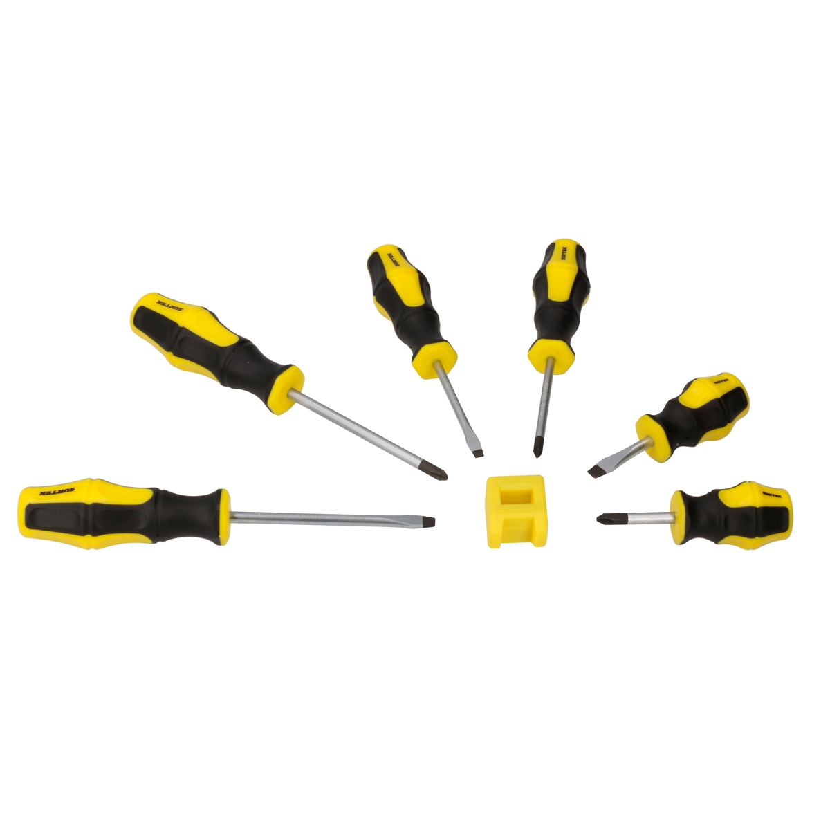 JDB7 Bimaterial Handle Screwdriver Combination Set With Blister, 6 Piece