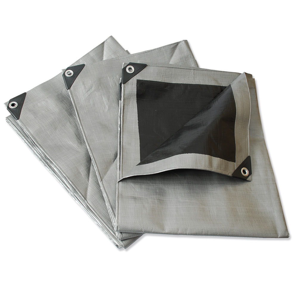 LR4X5 Reinforced silver tarpaulin 4 x 5m Surtek