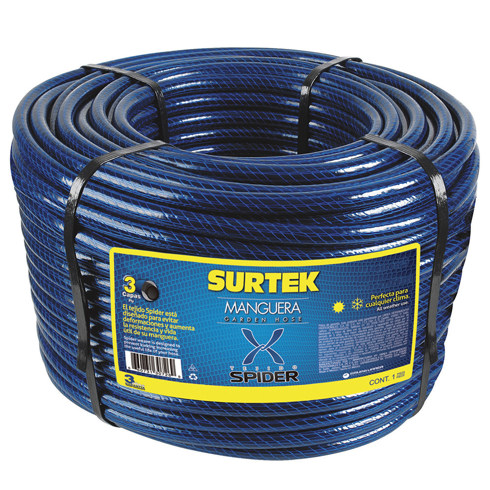 M1S100 Spider garden hose 1" 100m reel Surtek