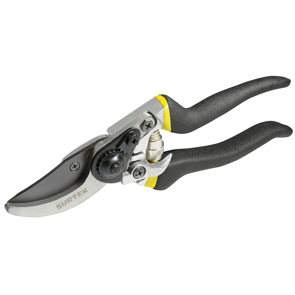 T10 Aluminum garden pruning shears with latching system 8" Surtek