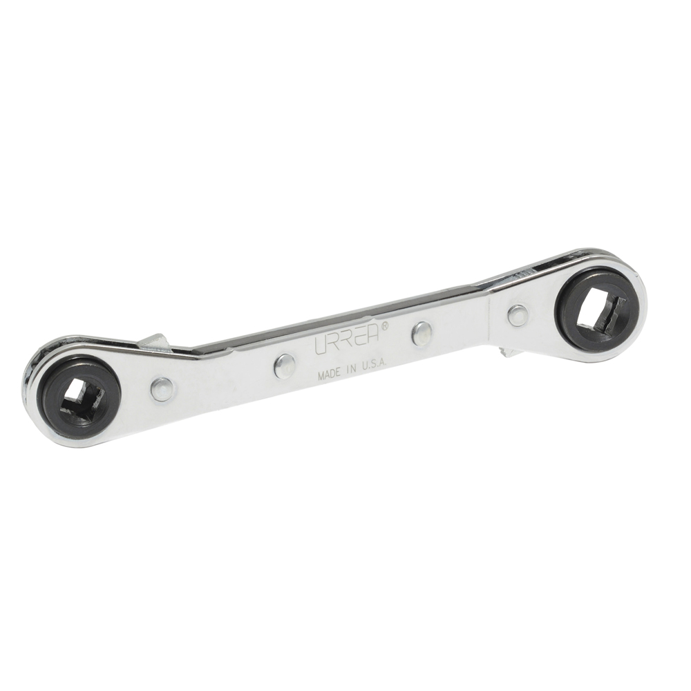 1180 4-Point Refrigeration ratcheting box-end wrench.