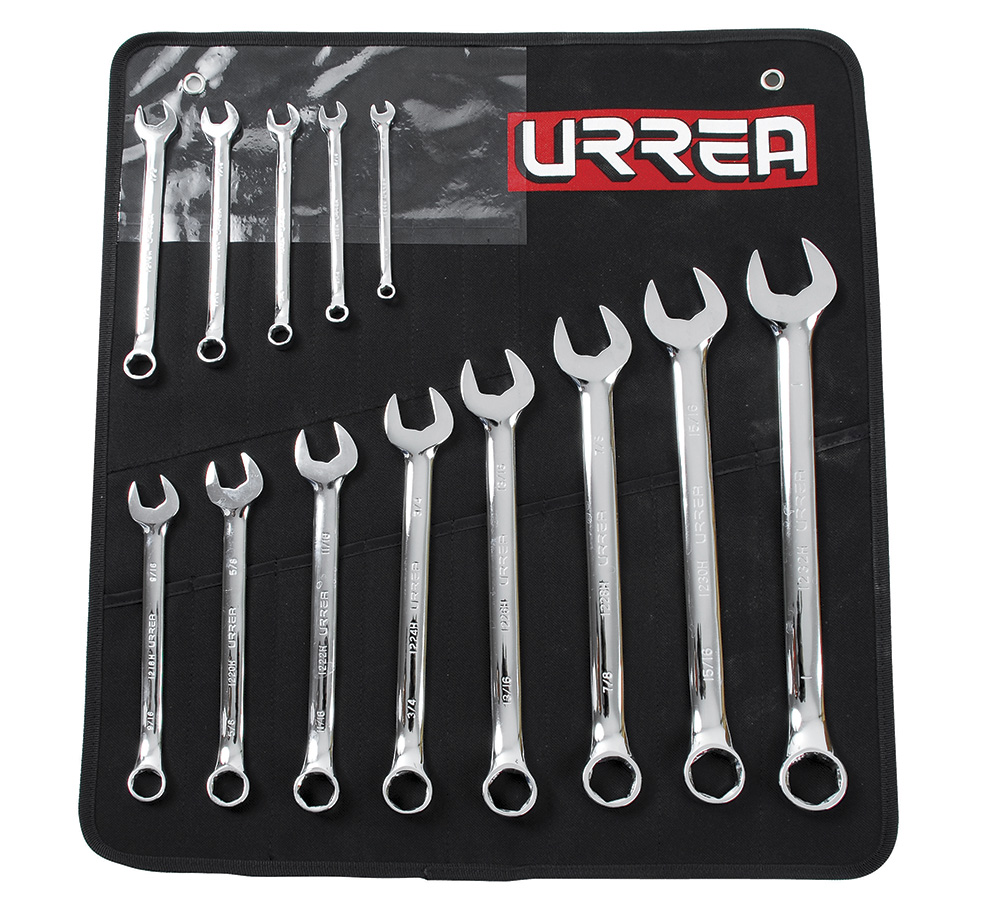 1200DH Full polished 6-point combination wrench set 6 pc