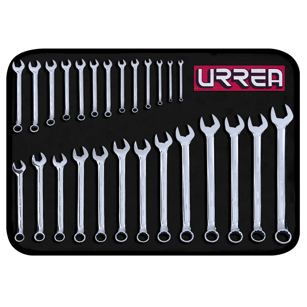 1200QM Full polished 12-pt combination wrench set 26PC mm