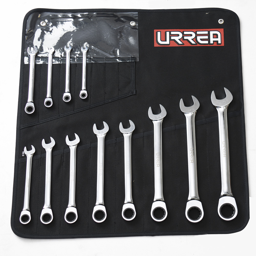 1201MCM Combination Ratcheting Wrenches (set of 15 pieces) metric.