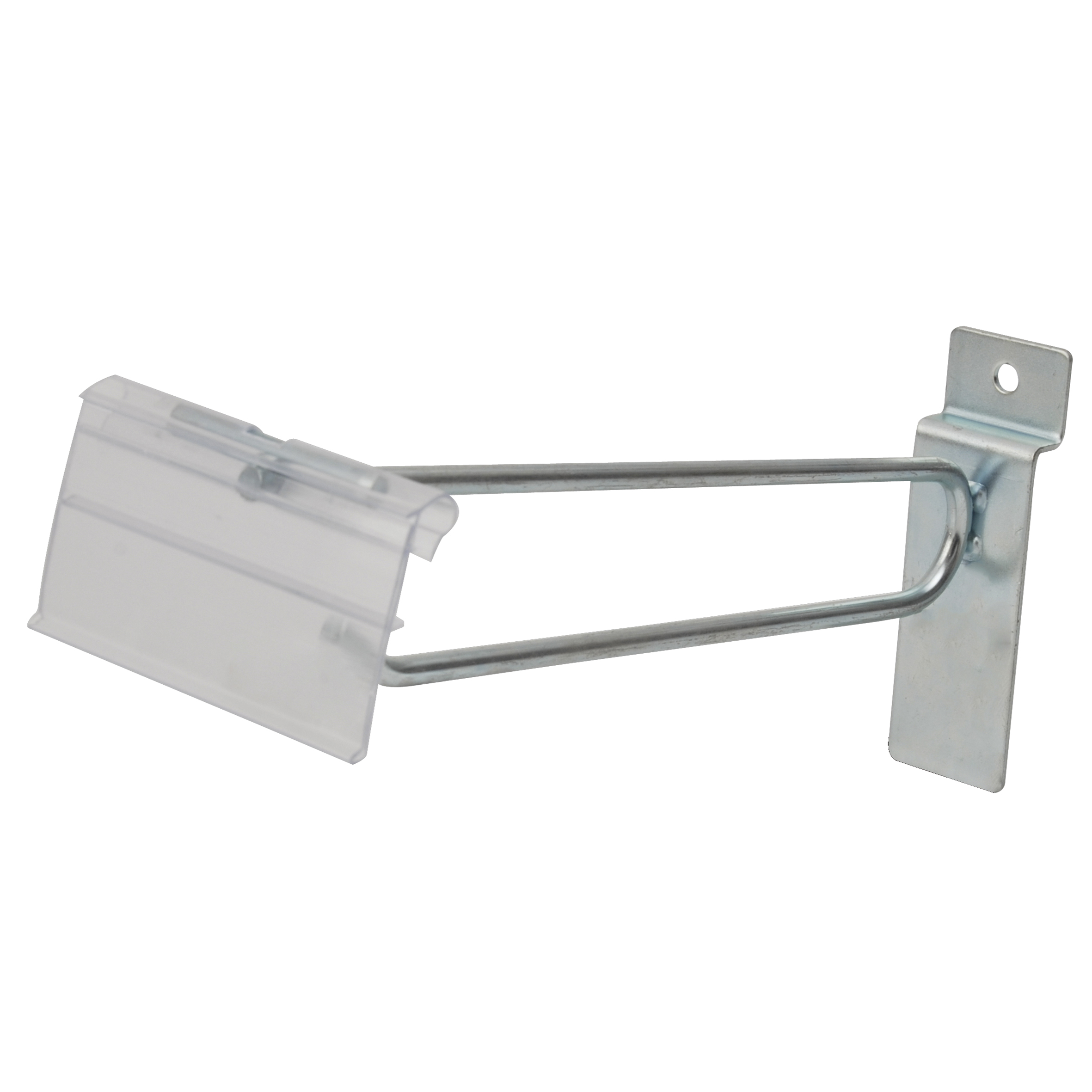 124134 Slotted Panel Hook With Plastic Preacher 8"